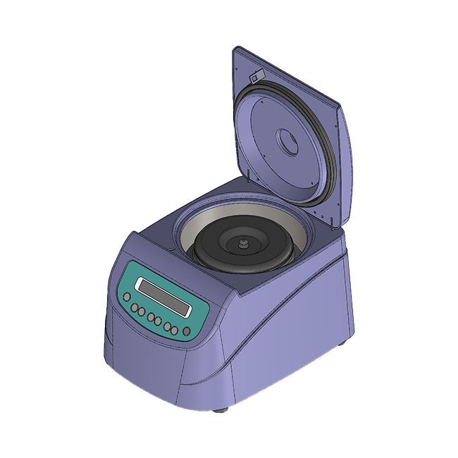 Micro centrifuge with rotor for 2 strip collector and 10 MCT 1.5-2 ml, 18000 g Image - Micro centrifuge with rotor for 2 strip collector and 10 MCT 1.5-2 ml, 18000 g